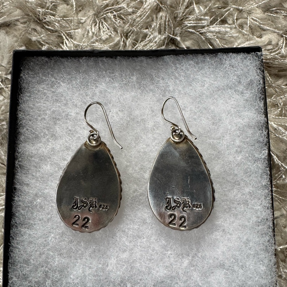Amazonite Earrings - Picture 3 of 3